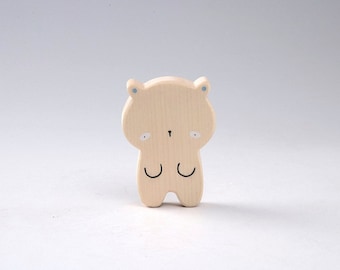 Wooden Bear - Natural Wooden - Handmade Wood - Animal Toy - Baby Gifts - Eco Friendly - Bear Toy - Wooden Animal - Kids Toys - Bear Figurine