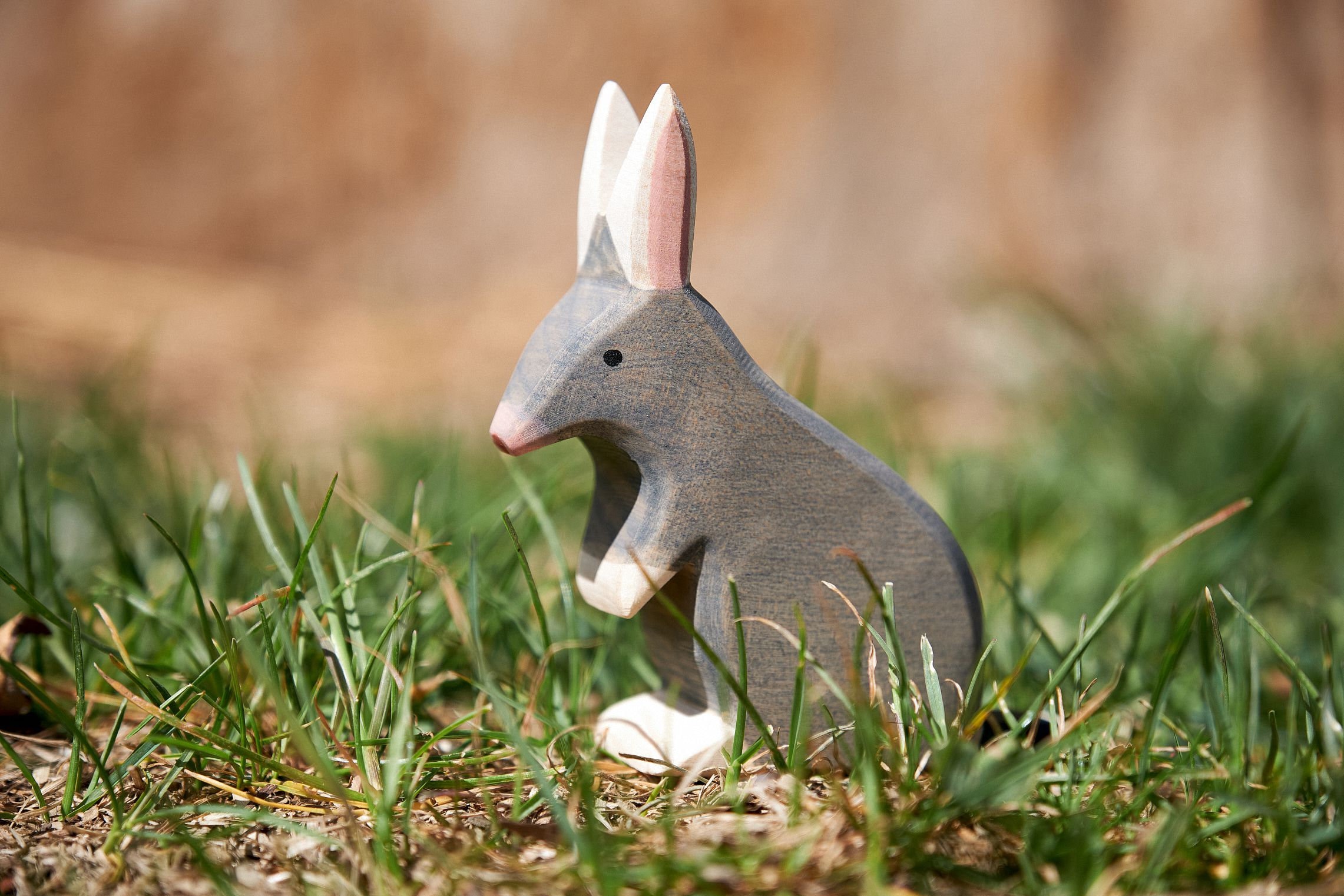 木製バンディクートおもちゃ - オーストラリアの動物 - タスマニアの