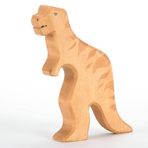 Dinosaur Toy - Wood T-Rex - Dino - Tyrannosaurus Rex - Wooden Dinosaur Toy - Waldorf Wood Dinos - Heirloom Toys - Natural Wood Toy - Eco Toy