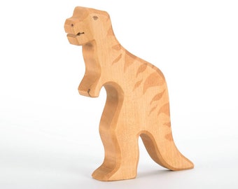 Dinosaur Toy - Wood T-Rex - Dino - Tyrannosaurus Rex - Wooden Dinosaur Toy - Waldorf Wood Dinos - Heirloom Toys - Natural Wood Toy - Eco Toy
