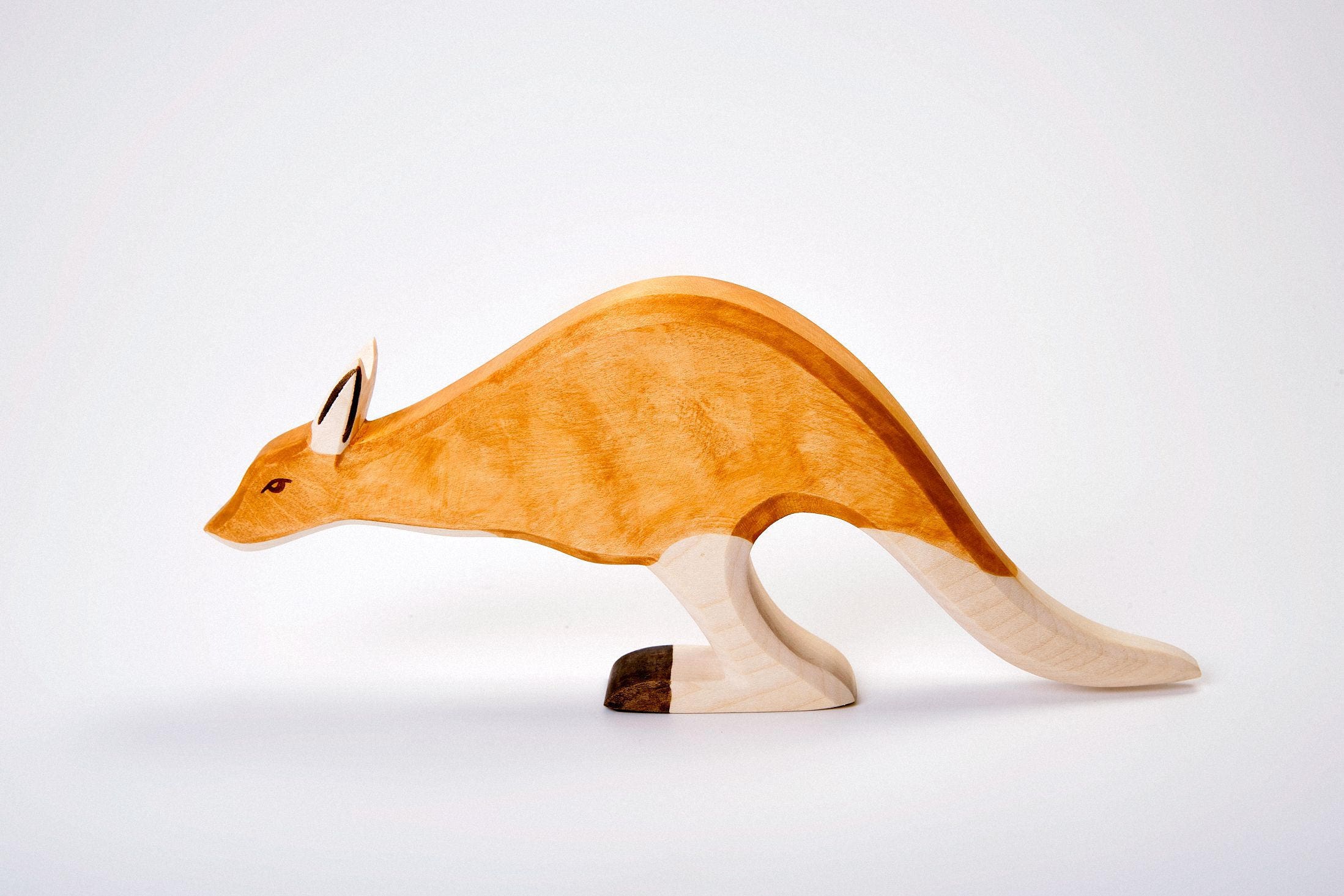 Kangaroo Figurine Kangaroo Toy Kangaroo Wood Animal Toy Etsy