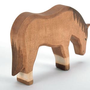 Wooden Horse - Horse Toy - Wooden Horse - Horse Figurine - Wood Horse Figurine - Wooden Figurine Horse - Waldorf Animals Wood - Dadakacraft