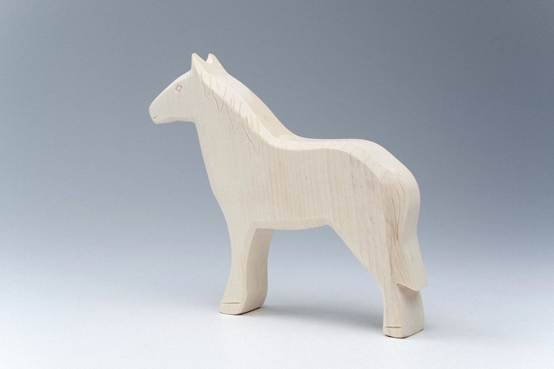 Toy Horse Organic Baby Toys Eco Products Useful Baby Gifts Wooden Animals Farm Animals Toddler Toys Eco Friendly Baby Game