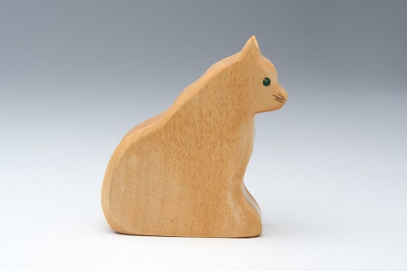 wooden cat toy