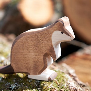 Quokka - Toy Quokka - Quokka Figurine - Waldorf Quokka - Wood Toy - Quokka Miniatures - Animals Zoo - Austalian Animals - Tasmanian Animals