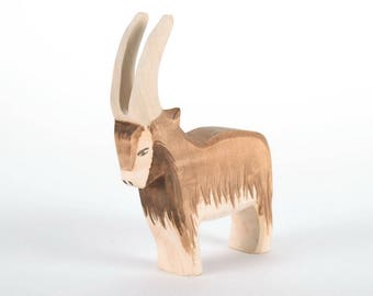 Mountain Goat - Goat Figurine - Wooden Goat - Useful Baby Gifts - Learning Games For Kids - Wooden Toy - Wooden Animal Toys - Dadakacraft