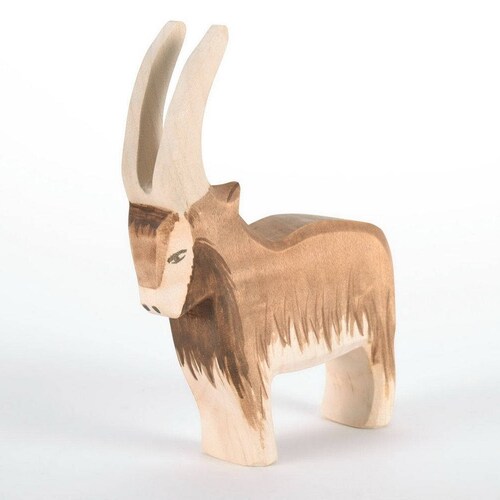 Mountain Goat Goat Figurine Wooden Goat Useful Baby Etsy