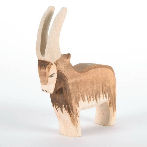 Mountain Goat - Goat Figurine - Wooden Goat - Useful Baby Gifts - Wooden Statue - Learning Games For Kids - Wooden Toy - Wooden Animal Toys