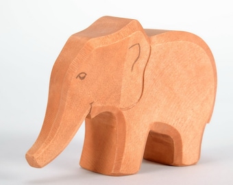 Elephant - Elephant Toy - Wooden Statue - Educational Toys - Eco Friendly Baby Toys - Drawing For Kids - Gifts - Toy Factory - Dadakacraft