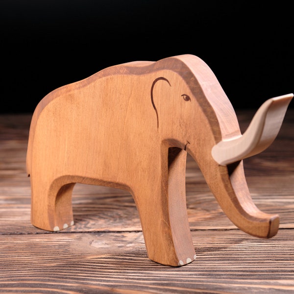 Spielzeug Mammut - Holz Mammut Spielzeug - Holz Mammut - Holztiere - Kinderspielzeug - Baby Geschenke - Naturspielzeug - Holzhandwerk - Prähistorisch