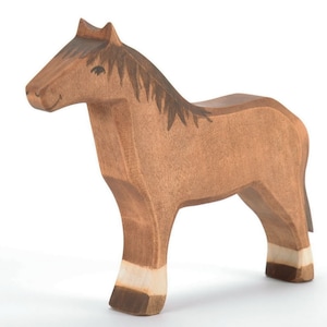 Wooden Horse Toy - Animal Toy - Toddler Gift - Baby Gift- Horse Toy - Wooden Animal - Kids Toys - Dadakacraft - Horse Figurine