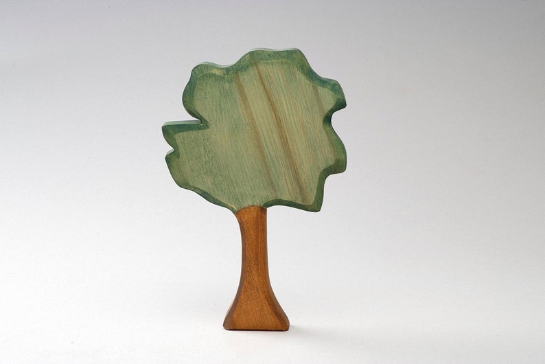 Forest Wood Wood Green Tree Wooden Tree Wooden Waldorf Toy Natural Summer Landscape Toy Tree Waldof Tree Toy Eco Friendly