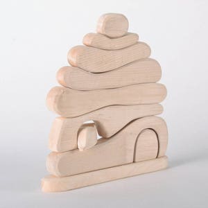 Meccano Wood - Educational Wooden Toy - Wooden Blocks - Organic - Children Toy Blocks - Natural Wood Blocks - Handmade - Wood Building Block