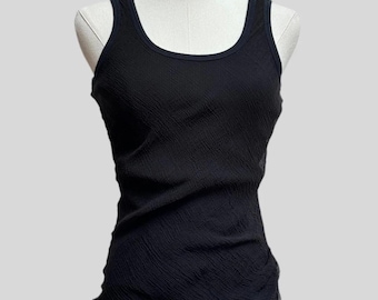 Alexander McQueen 2002 Silk Overlay Tank Top