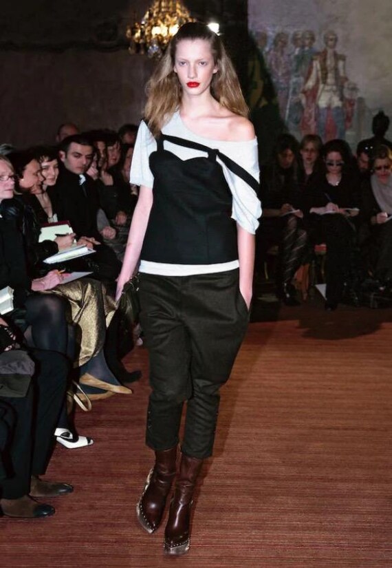 Y2K Miu Miu Structured Wool Top - image 3
