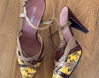 Miu Miu Fall 2004 Python Pumps