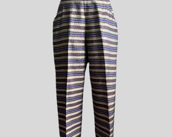 Yves Saint Laurent Rive Gauche Cruise 1993 Silk Pants