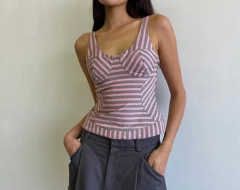 Versus Versace Spring-Summer 2002 Bustier Top