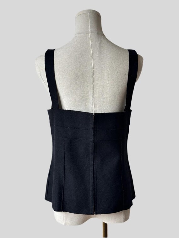 Y2K Miu Miu Structured Wool Top - image 2