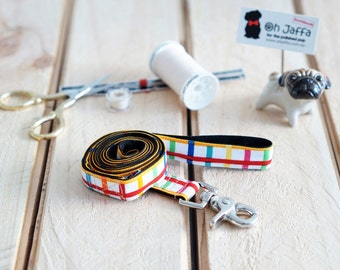 Dog Leash | Rainbow Grid