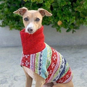 Italian Greyhound Sweater Ugly Christmas Sweater for Dog Pet Accessories Dog Sweater Small Dog Clothes Pet Christmas image 2