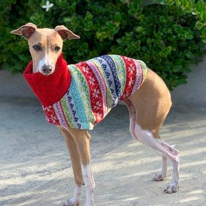 Italian Greyhound Sweater Ugly Christmas Sweater for Dog Pet Accessories Dog Sweater Small Dog Clothes Pet Christmas image 1