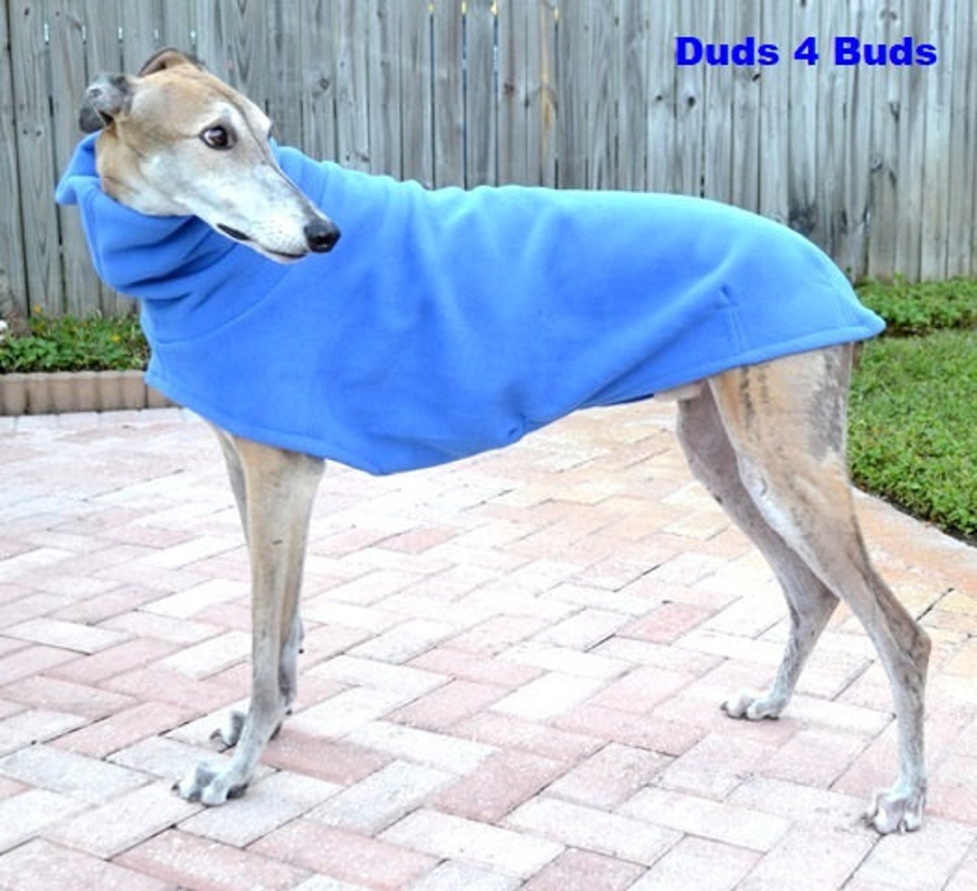 Greyhound Coat Blue Dog Coat Dog Jacket Pet Clothing Etsy