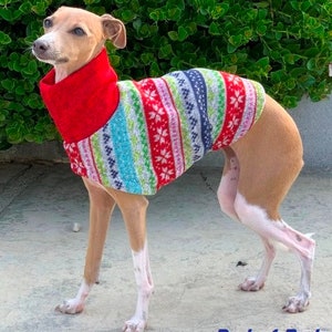 Italian Greyhound Sweater Ugly Christmas Sweater for Dog Pet Accessories Dog Sweater Small Dog Clothes Pet Christmas image 5