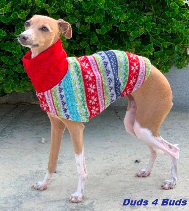 Italian Greyhound Sweater Ugly Christmas Sweater for Dog Pet Accessories Dog Sweater Small Dog Clothes Pet Christmas image 5
