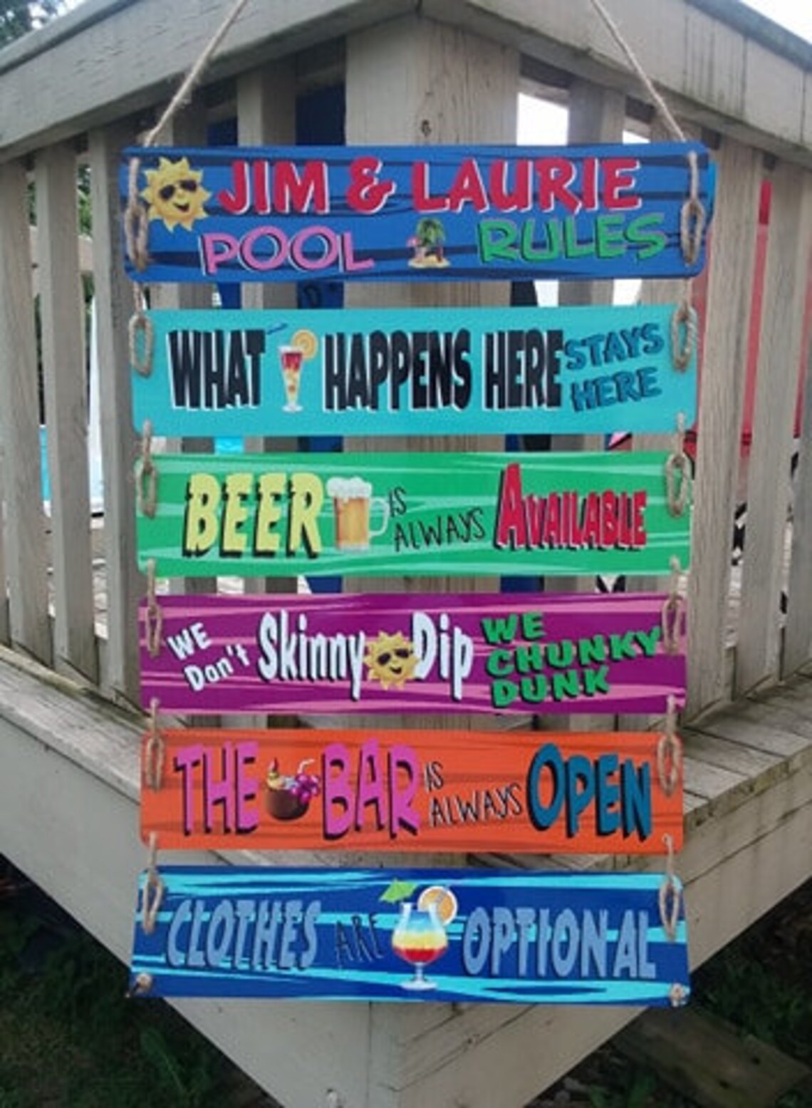 Your Hot Tub Custom Metal Outdoor Sign High Quality UV Etsy