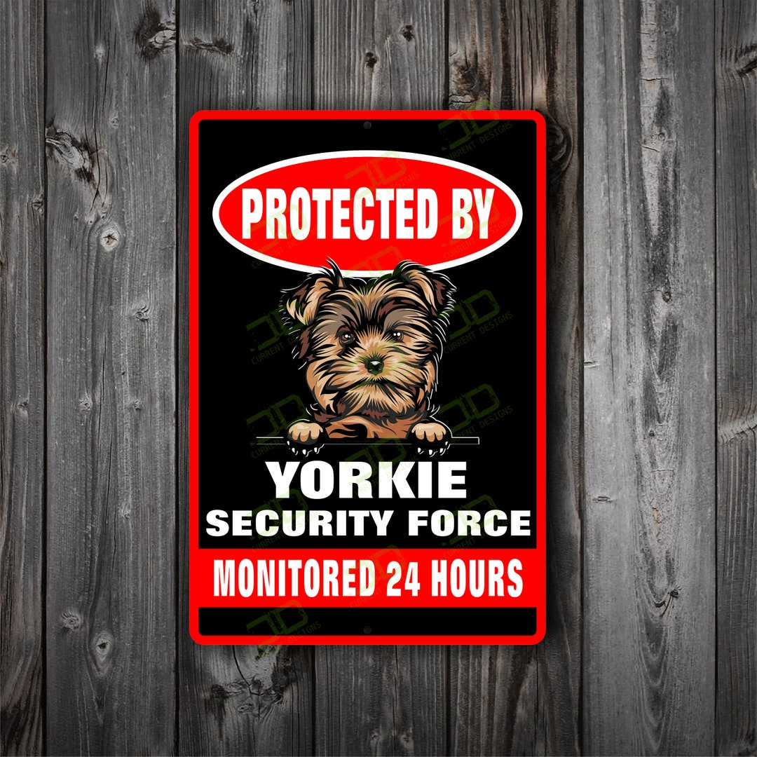 Metal Yorkie Metal Dog Sign Dog Mom Gift Indoor/outdoor Dog Sign Family ...