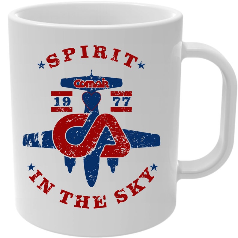 Comair Spirit in the Sky 11oz. coffee mug, aviation image 1