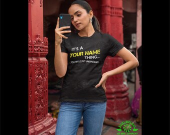 Personalisiertes Namen T-Shirt: Benutzerdefiniertes Familientreffen-T-Shirt