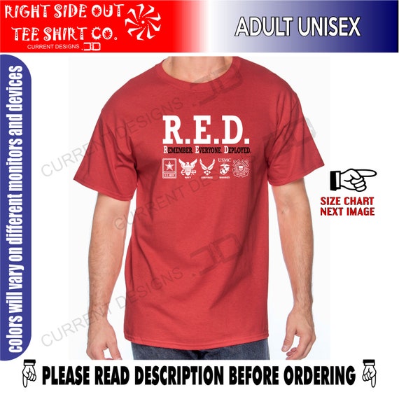 Remember Everyone Deployed Red Friday Free Shipping - Etsy