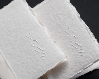 Wedding Vow Books on Handmade Paper | Set of 2