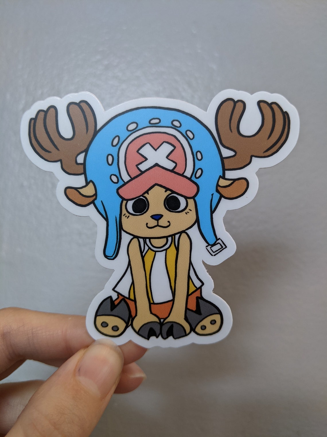 One Piece Chopper Vinyl Sticker Etsy