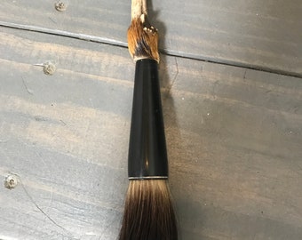 Calligraphy Brush featuring goat bone handle - 8" to 9" in length
