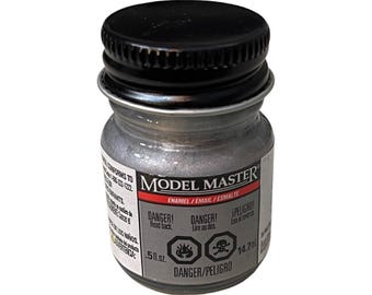 Genuine Testors Model Master Silver Chrome Trim Enamel Paint 0.5 Oz. NEW 273409