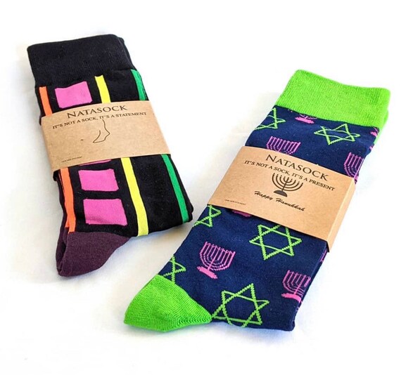 2 Pack Mens Colorful Dress And Casual Socks By Natasock 2 Pack Mens Colorful Dress And Casual Socks By Natasock
