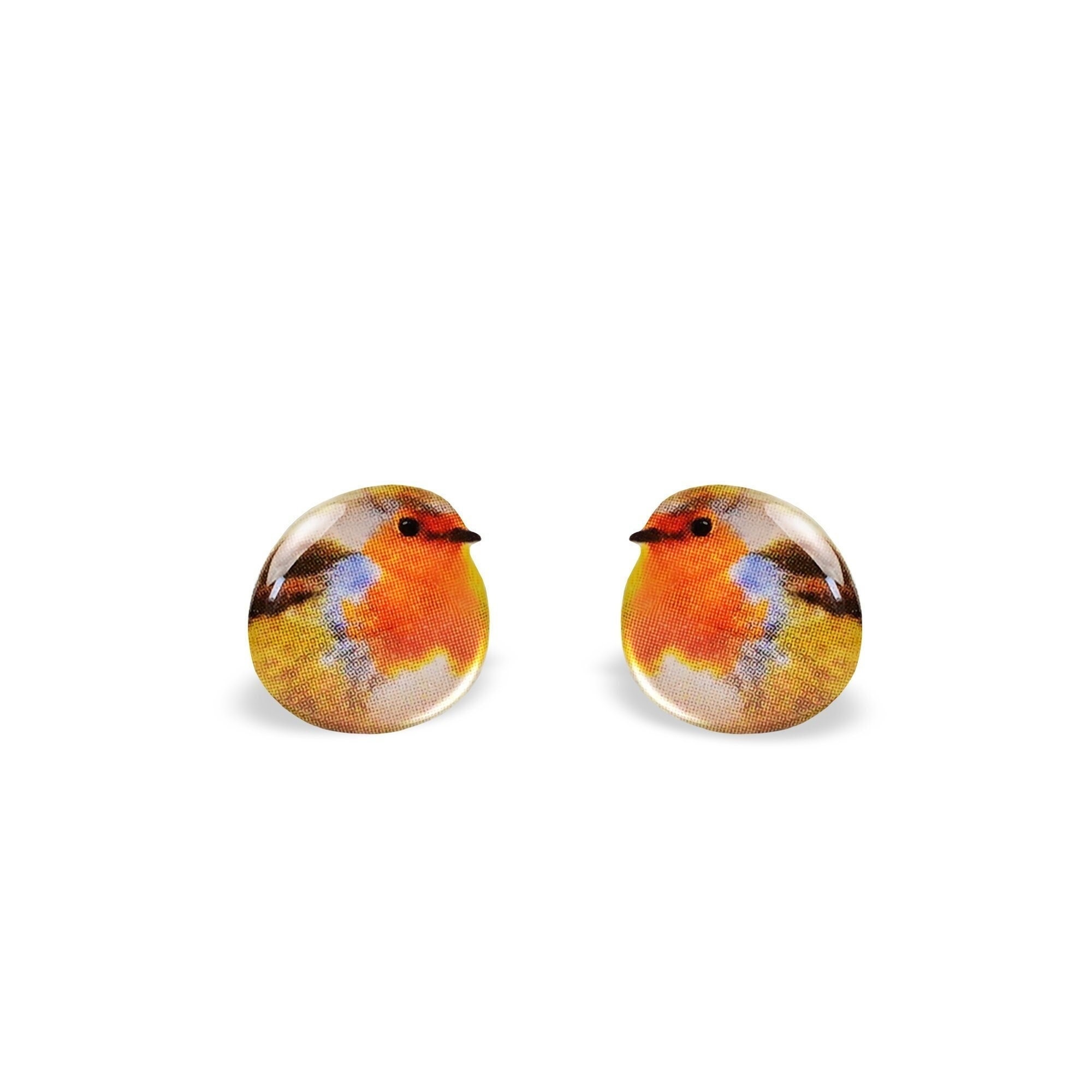 Bird Stud Earrings Robin Bird Stud Earrings Bird Earrings - Etsy