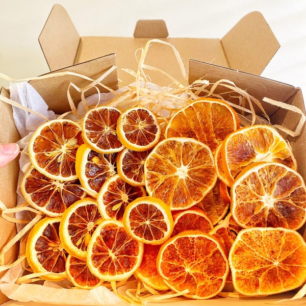 100 Pieces of orange dried citrus Fruit