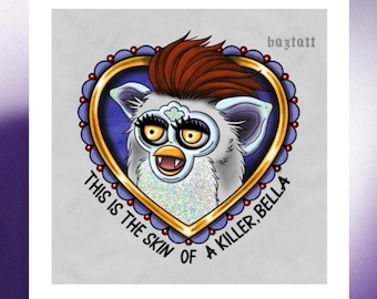 Twilight Saga Art, Edward Cullen, Furby, Funny Poster 10"x10" Print by baztatt