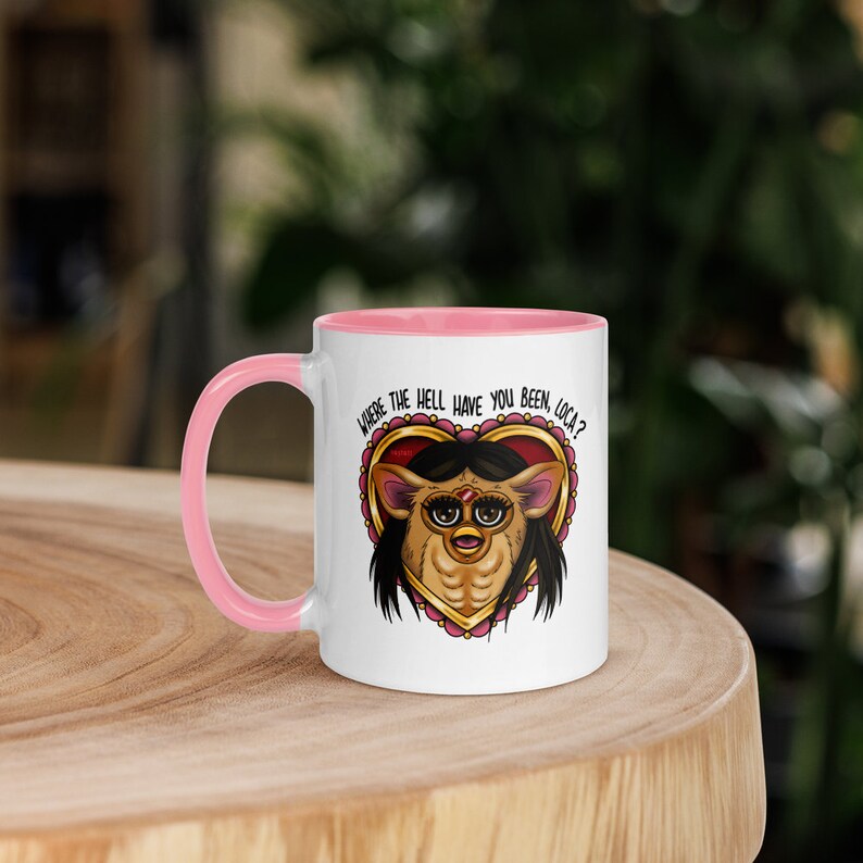 Twilight Saga "Where the hell have you been, loca?" Jacob Black, Furby, Meme Coffee Mug with Color Inside image 4
