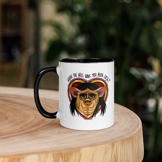 Twilight Saga "Where the hell have you been, loca?" Jacob Black, Furby, Meme Coffee Mug with Color Inside