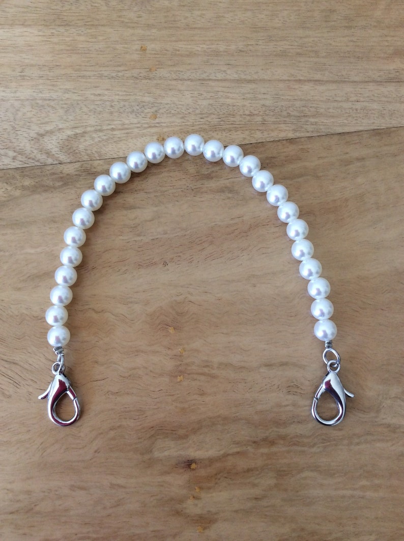 pearl purse strap