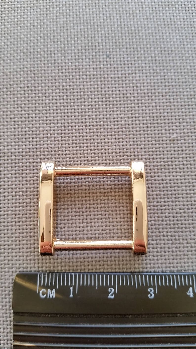 Square bag ring/buckle 27mm x 24mm image 2