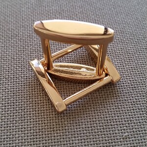 Square bag ring/buckle 27mm x 24mm image 1