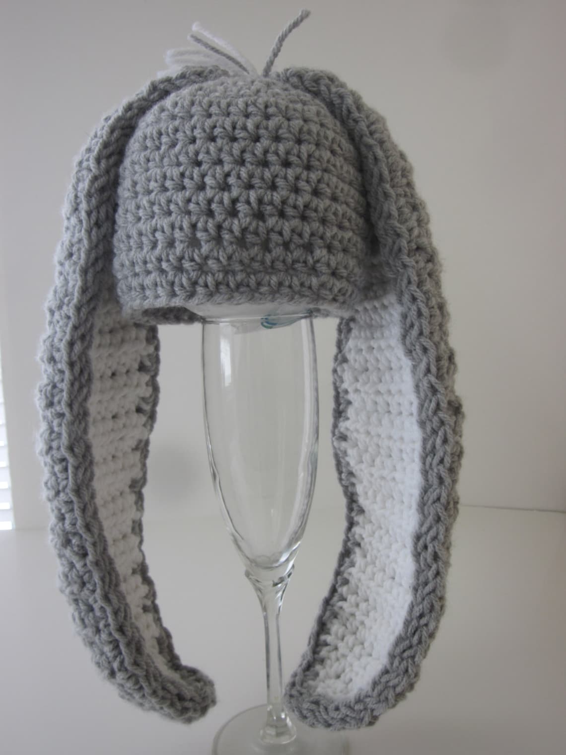 Bunny ear hat pattern EASY crochet pattern to make long Etsy