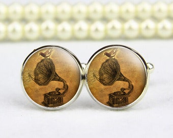 Brown Jukebox Cufflinks
