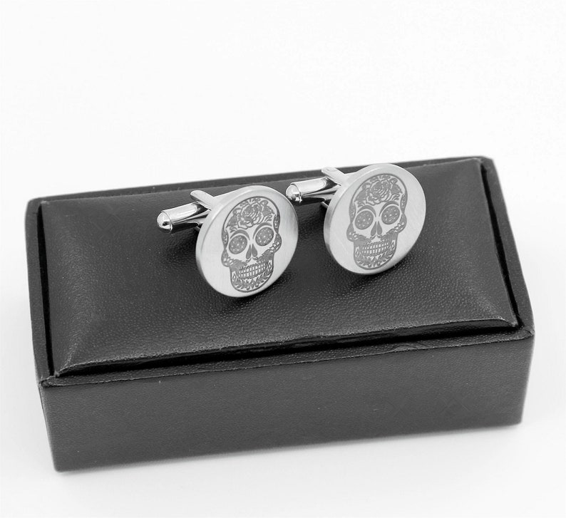Engraved cuff links personalized cufflinks engrave phrase logo Etsy